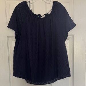 Elegant Navy Women's Top